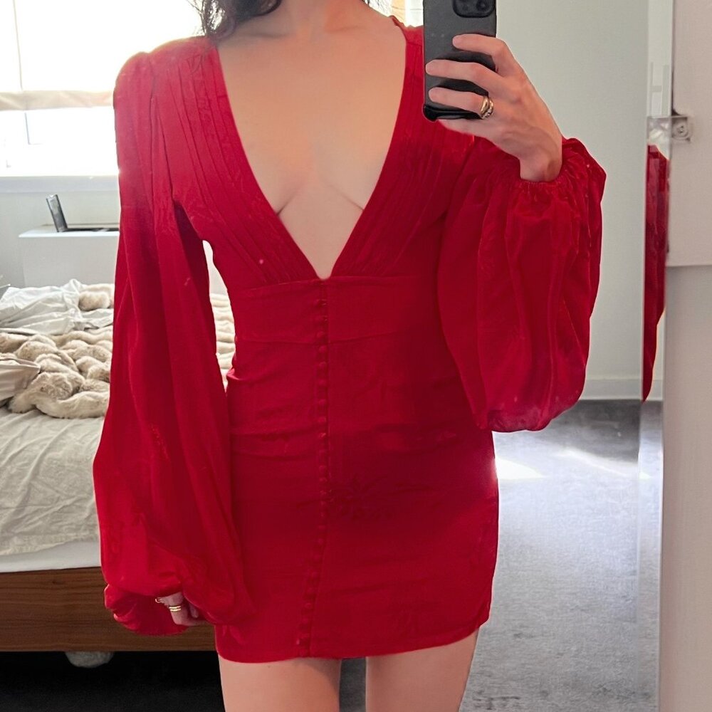 Rat & Boa Isabella Red Dress